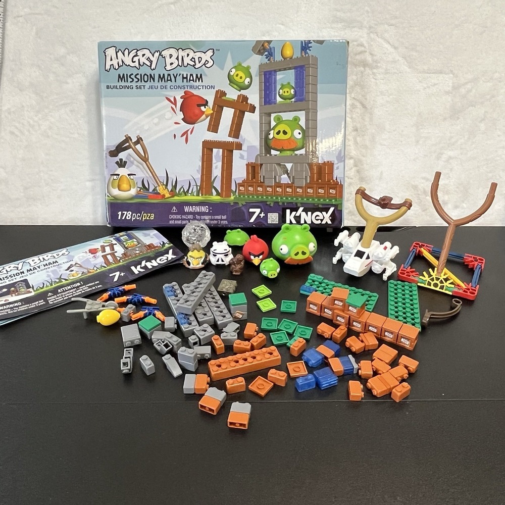 K'Nex Angry Birds Mission May'Ham 2012 Star Wars Replacement Pieces Incomplete